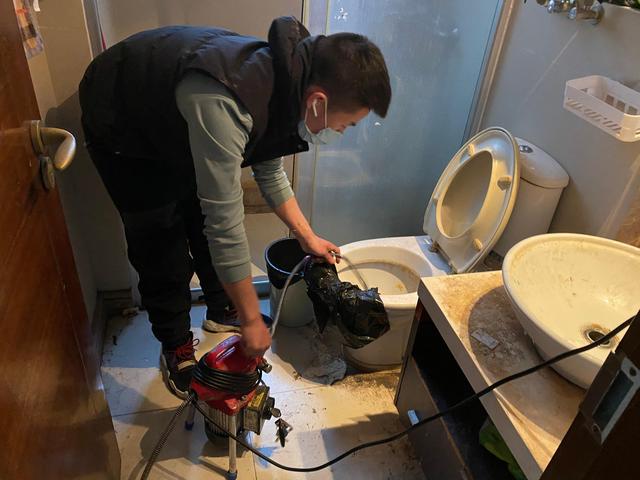 八公山马桶疏通-疏通下水道