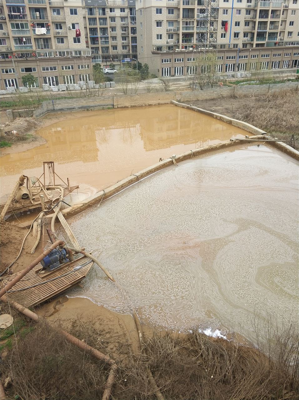 八公山沉淀池淤泥清理-厂区废水池淤泥清淤